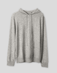 Cashmere Hoodie - Silver Grey