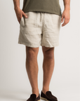 Linen Shorts - Sand