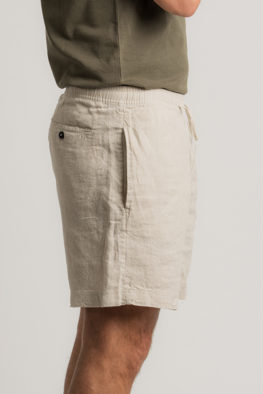 Linen Shorts - Sand