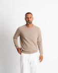 Royal Cashmere Crewneck - Taupe