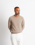 Royal Cashmere Crewneck - Taupe