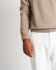 Royal Cashmere Crewneck - Taupe