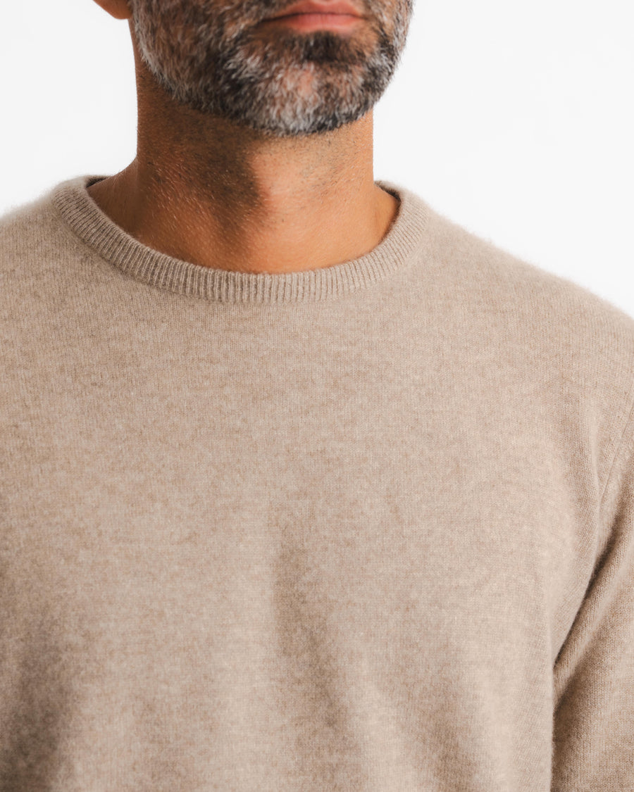 Royal Cashmere Crewneck - Taupe