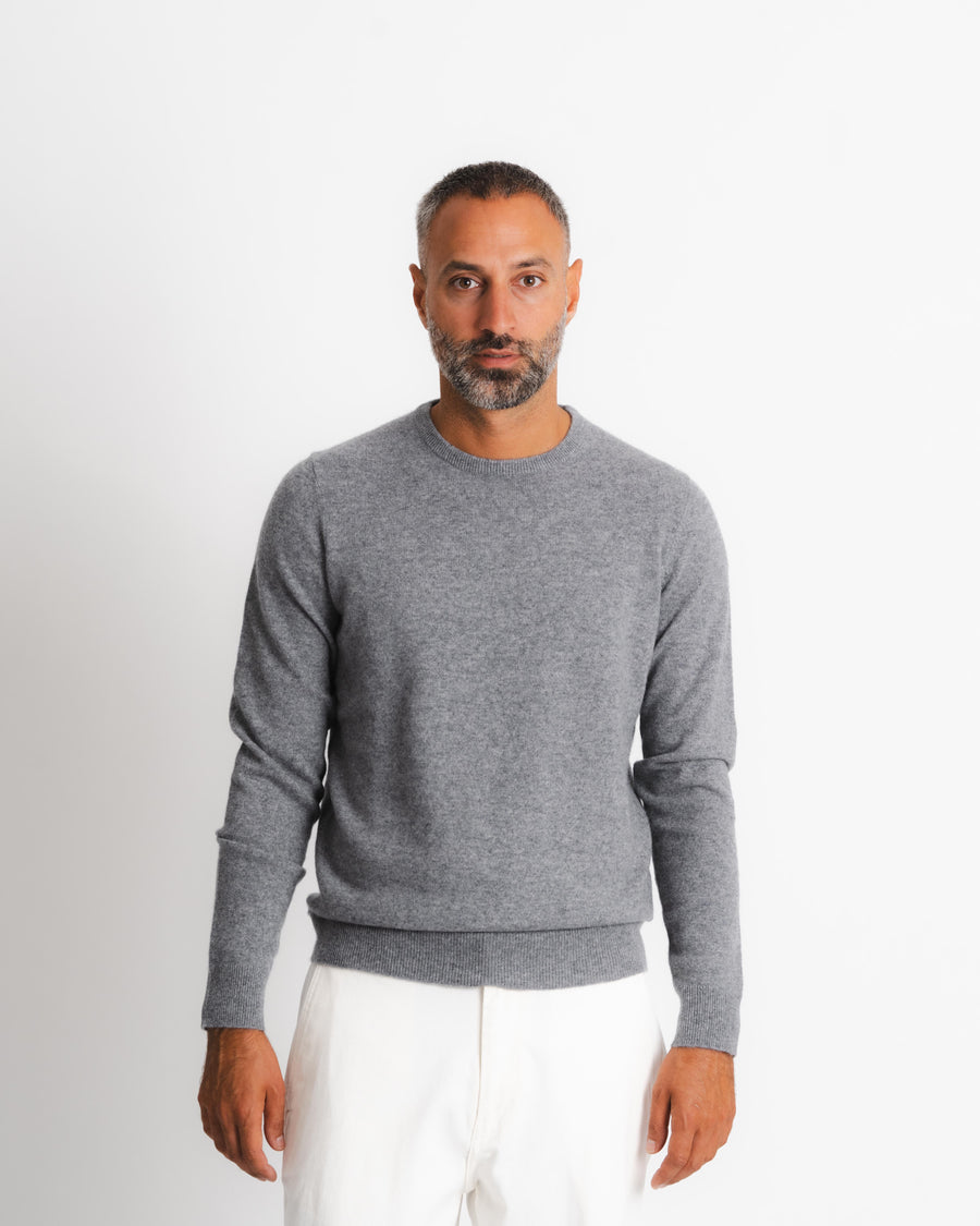 Royal Cashmere Crewneck - Mörkgrå