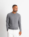 Royal Cashmere Crewneck - Mörkgrå