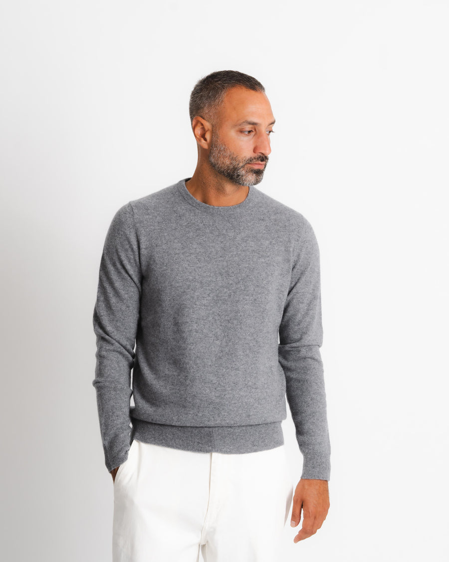 Royal Cashmere Crewneck - Mörkgrå