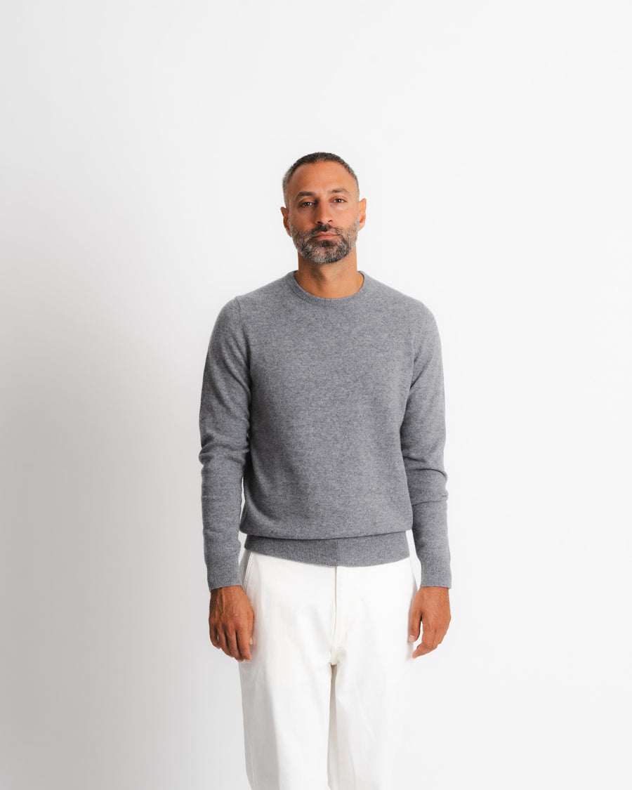 Royal Cashmere Crewneck - Mörkgrå