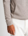 Wool Cashmere Hoodie - Taupe