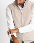 Cashmere Vest - Taupe