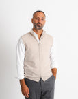 Cashmere Vest - Taupe