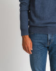 Half zip - Denim Blue