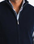 Cashmere Vest - Navy