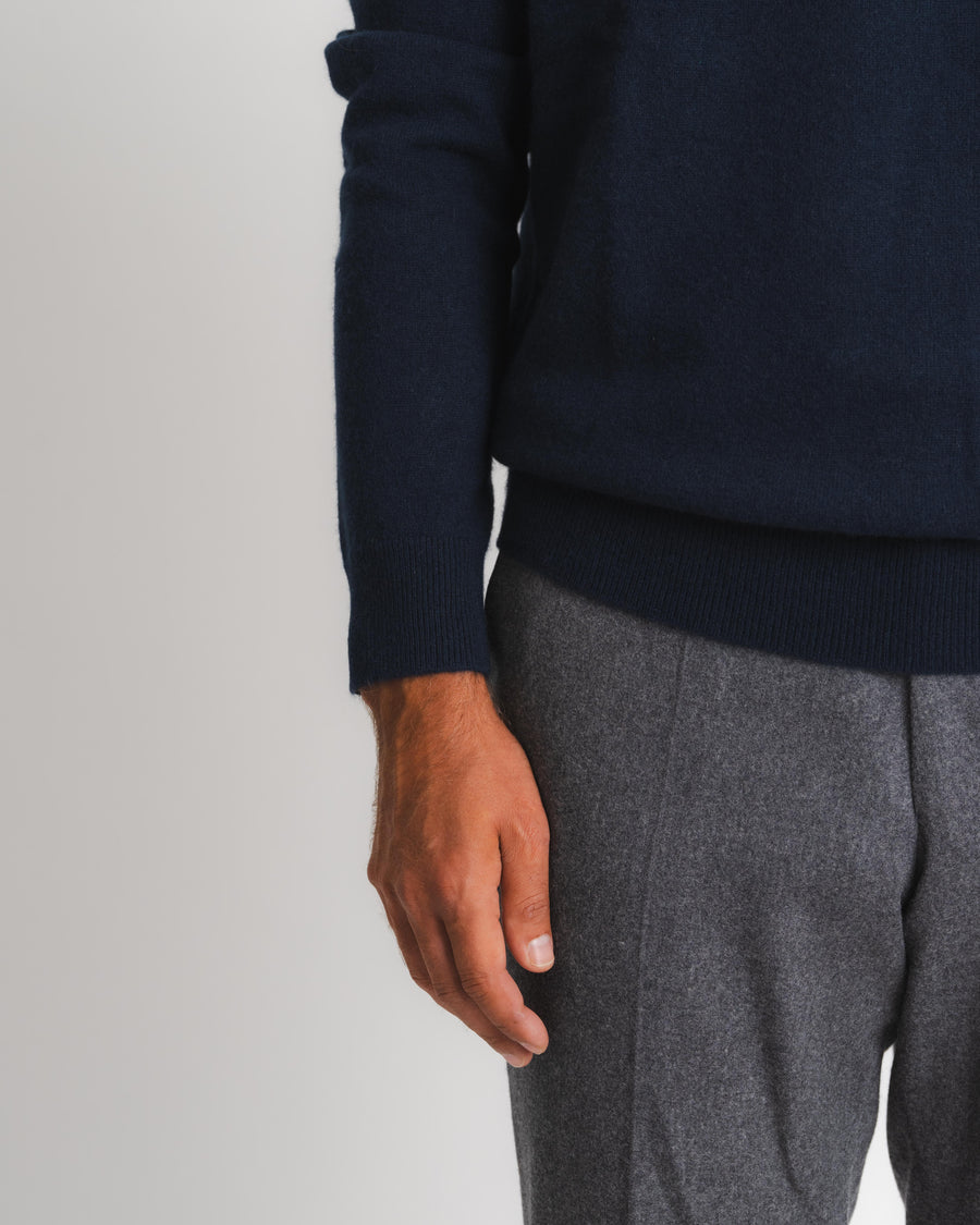 Royal Cashmere Crewneck - Navy