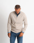 Full Zip Cardigan - Taupe