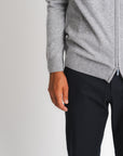 Royal Cashmere Zip Hoodie - Grey