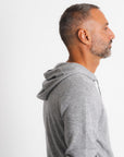 Royal Cashmere Zip Hoodie - Grey