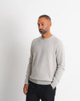 Royal Cashmere Crewneck - Silver Grey