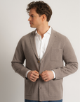 Merino Riviera Blazer - Taupe