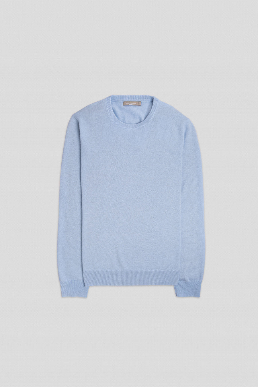 O-Neck Cashmere Sweater - Azure Blue