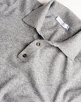 Polo Shirt Sweater - Grey