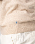 Polo Shirt Sweater - Beige