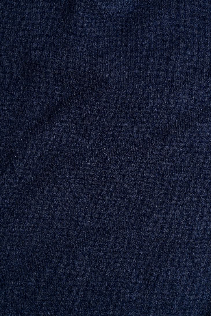 Half Zip Cashmere Sweater - Navy