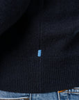 Polo Shirt Sweater - Navy