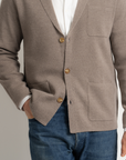 Merino Riviera Blazer - Taupe