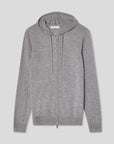 Royal Cashmere Zip Hoodie - Grey