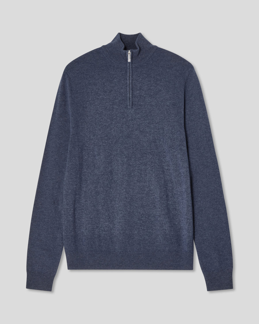 Half zip - Denim Blue