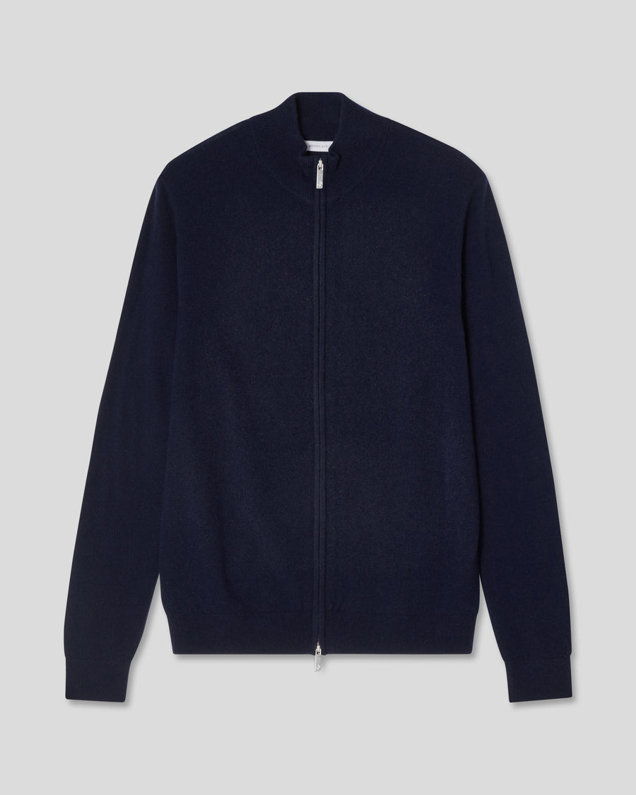 Full Zip Cardigan - Navy