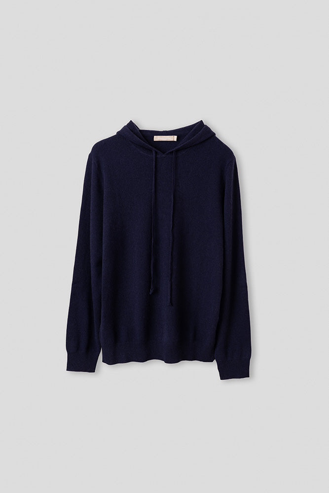 Cashmere Hoodie - Navy