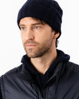 Chunky Ribbed Beanie - Navy